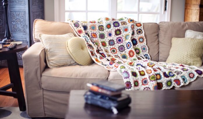 Tejido a Crochet para Decoración de Interiores