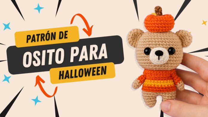 Patron-amigurumi-de-osito-para-Halloween
